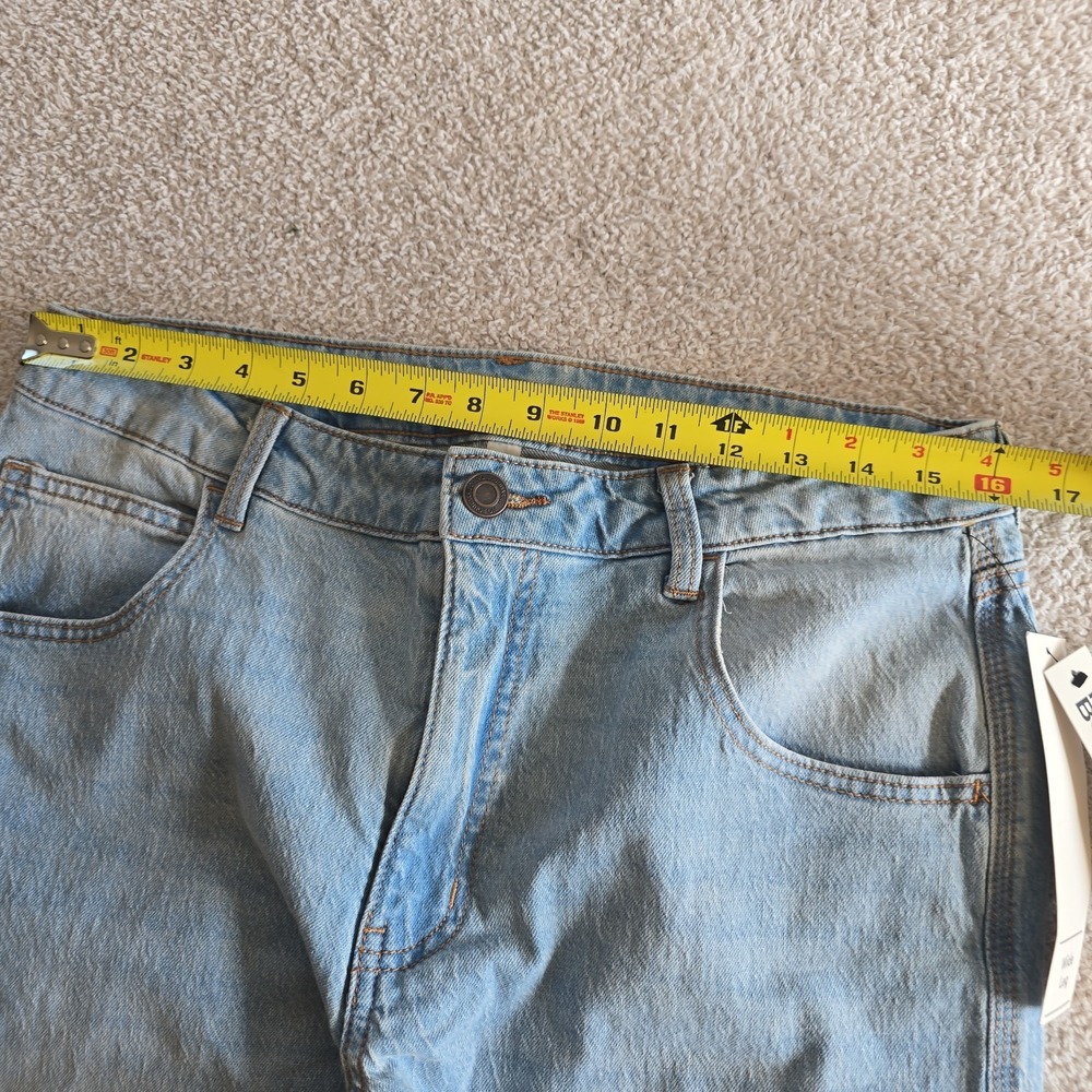 No Boundaries Women's Wide Leg Denim Jeans Light Enzyme With Tint Size 12 NWT - Picture 10 of 14